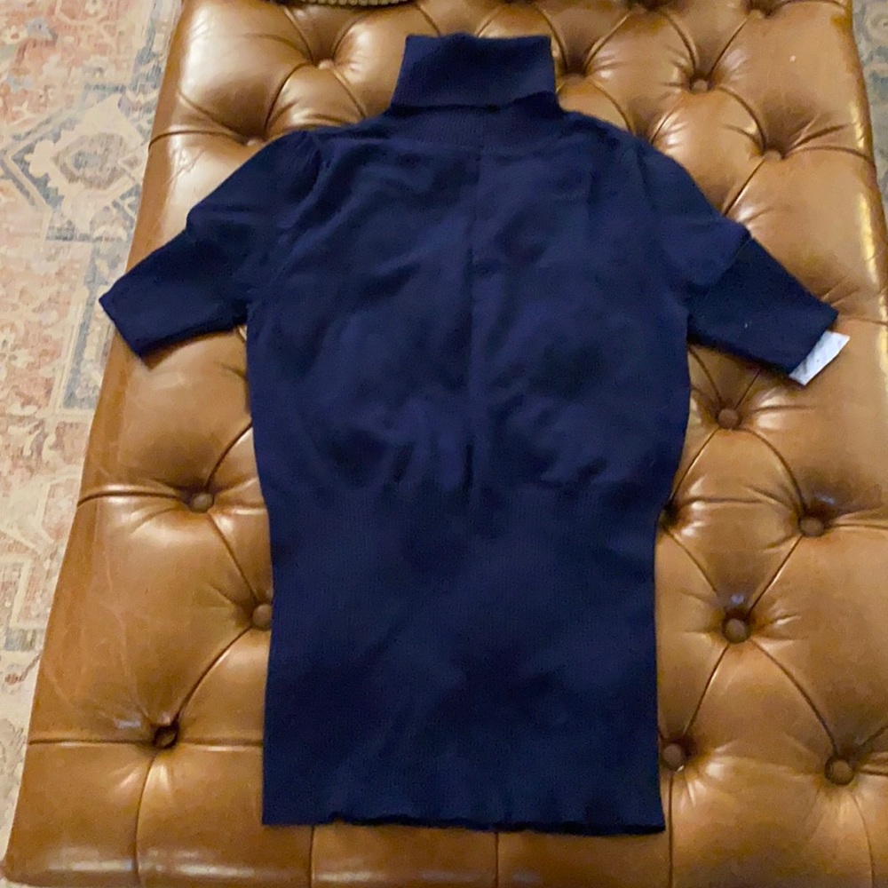 Beautiful navy blue turtle neck sweater